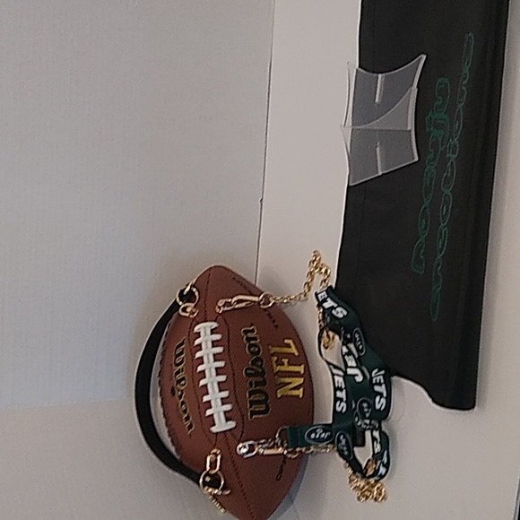 HANDMADE Football Purse (NEW YORK JETS) 🏈 - Picture 4 of 17